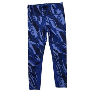 Under Armour Navy and Black Leggings Size Medium